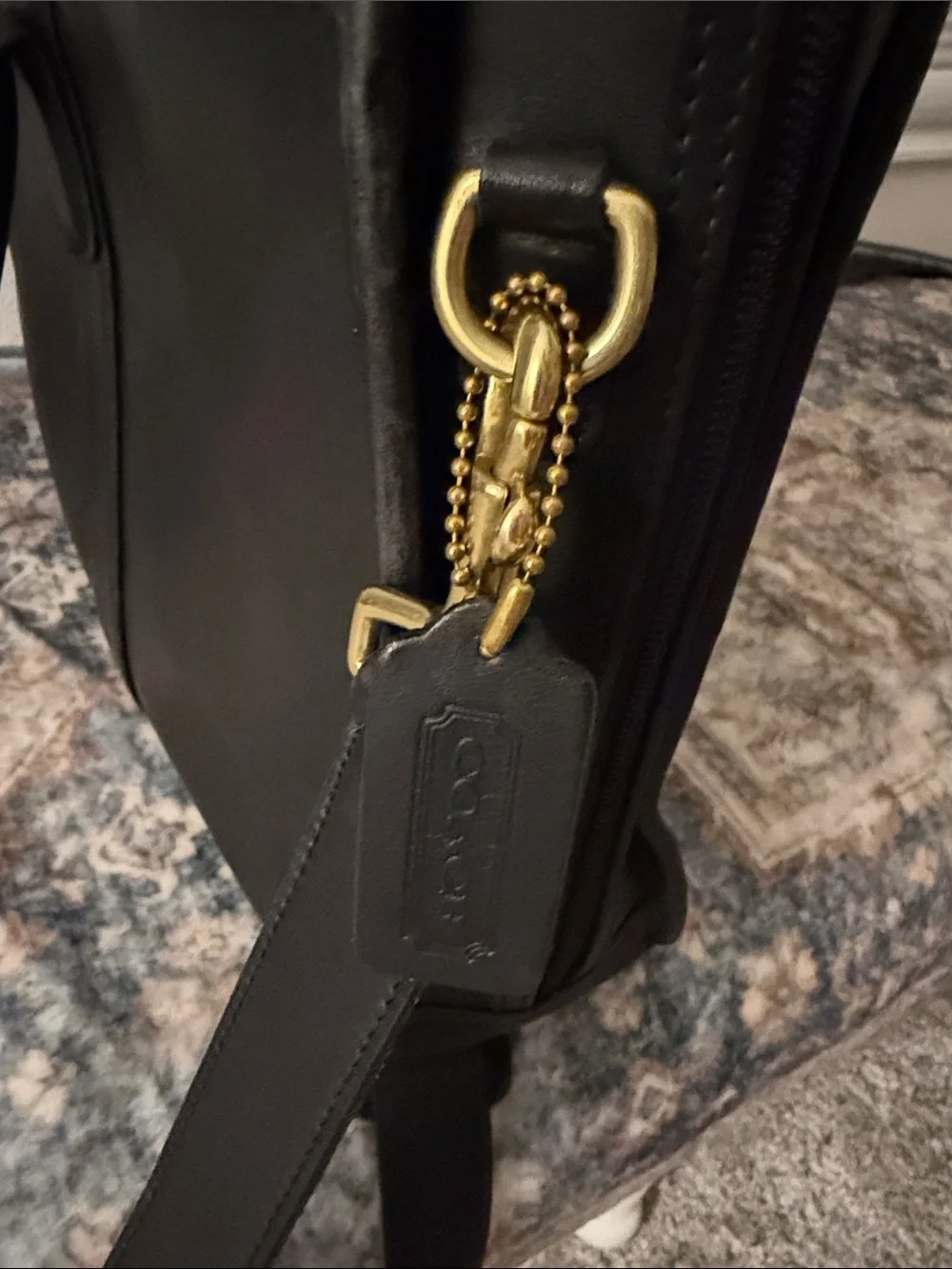 Vintage Coach Legacy Zip Briefcase (Style #0538)